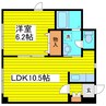 札幌市営地下鉄東豊線/東区役所前駅 徒歩3分 5階 築21年 1LDKの間取り