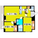 ヴィラ・コンフォートの間取図