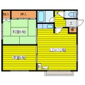 コーポ内田No.2の間取図