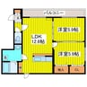 札幌市営地下鉄東豊線/北１３条東駅 徒歩8分 1階 築22年 2LDKの間取り