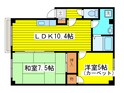 大友パークマンションの間取図
