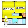 札幌市営地下鉄東豊線/北１３条東駅 徒歩1分 3階 築18年 1DKの間取り