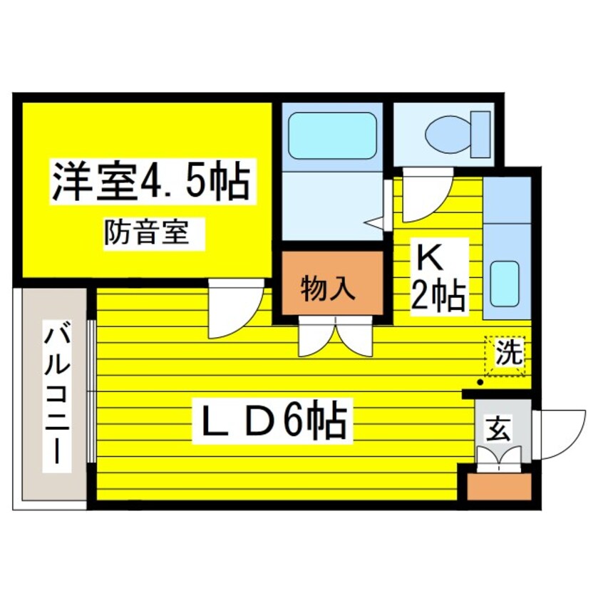 間取図 札幌市営地下鉄東豊線/環状通東駅 徒歩8分 1階 築29年