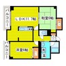 札幌市営地下鉄東豊線/北１３条東駅 徒歩9分 3階 築25年 2LDKの間取り