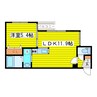 ヴィエルジュ北8条 1LDKの間取り