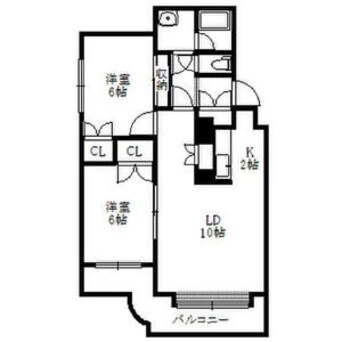 間取図 札幌市営地下鉄東豊線/新道東駅 徒歩8分 1階 築27年