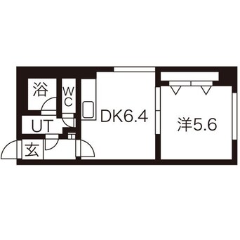 間取図 札幌市営地下鉄東豊線/環状通東駅 徒歩10分 4階 築24年