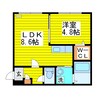 札幌市営地下鉄東豊線/東区役所前駅 徒歩8分 1階 築18年 1LDKの間取り