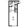 札幌市営地下鉄東豊線/東区役所前駅 徒歩7分 2階 築31年 1Kの間取り