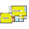 北19条タッセイビル 1LDKの間取り