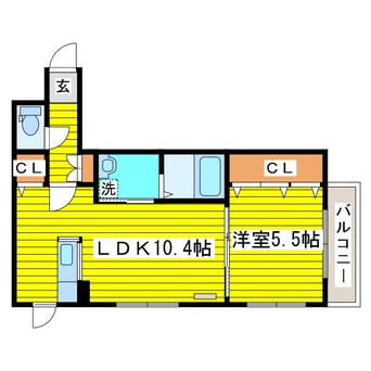 間取図 グランディールN9