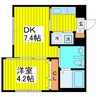 札幌市営地下鉄東豊線/環状通東駅 徒歩5分 2階 築16年 1LDKの間取り