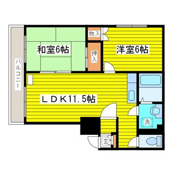 間取図 ノースシャトー28