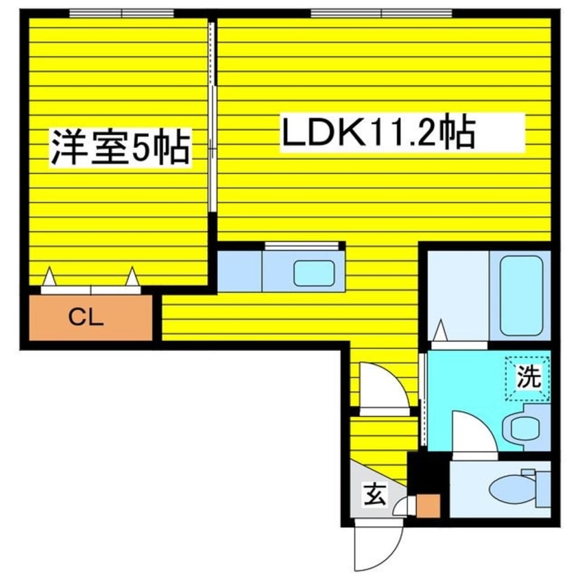 間取図 札幌市営地下鉄南北線/さっぽろ駅 徒歩5分 3階 築11年