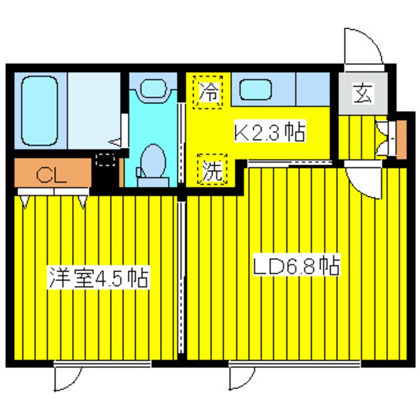 間取図 札幌市営地下鉄東豊線/東区役所前駅 徒歩3分 6階 築16年