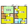 メゾン17 2LDKの間取り