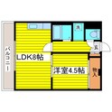 21タイガーズマンションの間取図