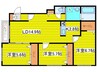 札幌市営地下鉄東豊線/新道東駅 徒歩6分 4階 築7年 3LDKの間取り