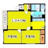札幌市営地下鉄東豊線/環状通東駅 徒歩3分 1階 築30年 2LDKの間取り