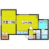 札幌市営地下鉄東豊線/環状通東駅 徒歩5分 3階 築27年 1DKの間取り