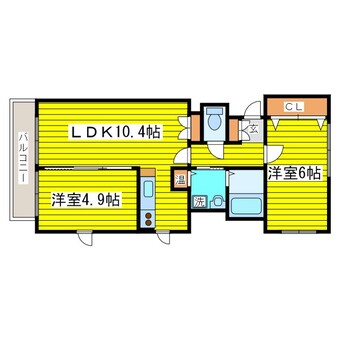 間取図 函館本線/札幌駅 徒歩9分 14階 築17年