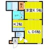 札幌市営地下鉄東豊線/元町駅 徒歩9分 2階 築16年 1LDKの間取り
