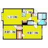 札幌市営地下鉄東豊線/元町駅 徒歩10分 3階 築12年 2LDKの間取り