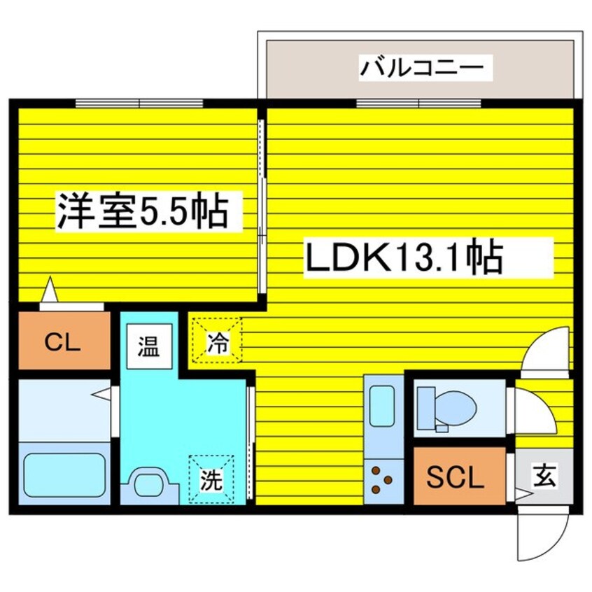 間取図 札幌市営地下鉄東豊線/元町駅 徒歩8分 3階 築10年