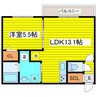 札幌市営地下鉄東豊線/元町駅 徒歩8分 3階 築10年 1LDKの間取り