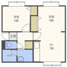 札幌市営地下鉄東豊線/元町駅 徒歩12分 4階 築35年 2DKの間取り
