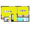 札幌市営地下鉄南北線/北１８条駅 徒歩7分 4階 築21年 1LDKの間取り