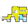 札幌市営地下鉄東豊線/環状通東駅 徒歩7分 3階 築21年 1LDKの間取り