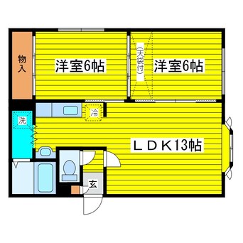 間取図 コーポ和幸