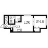 北悠館 1LDKの間取り