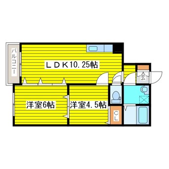 間取図 レガート北24