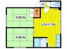 札幌市営地下鉄東豊線/環状通東駅 徒歩21分 2階 築38年 2LDKの間取り