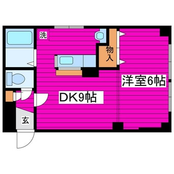 間取図 東64　伏古北口線/本町1条2丁目 2階 築34年