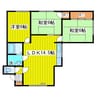 ファミリーハイツ北１９条 3LDKの間取り