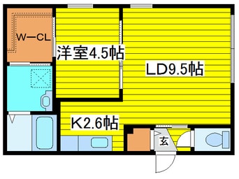 間取図 札幌市営地下鉄東豊線/東区役所前駅 徒歩11分 4階 築10年