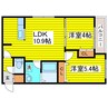 札幌市営地下鉄東豊線/東区役所前駅 徒歩10分 3階 築8年 2LDKの間取り