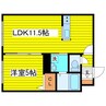 ポラリス元町 1LDKの間取り