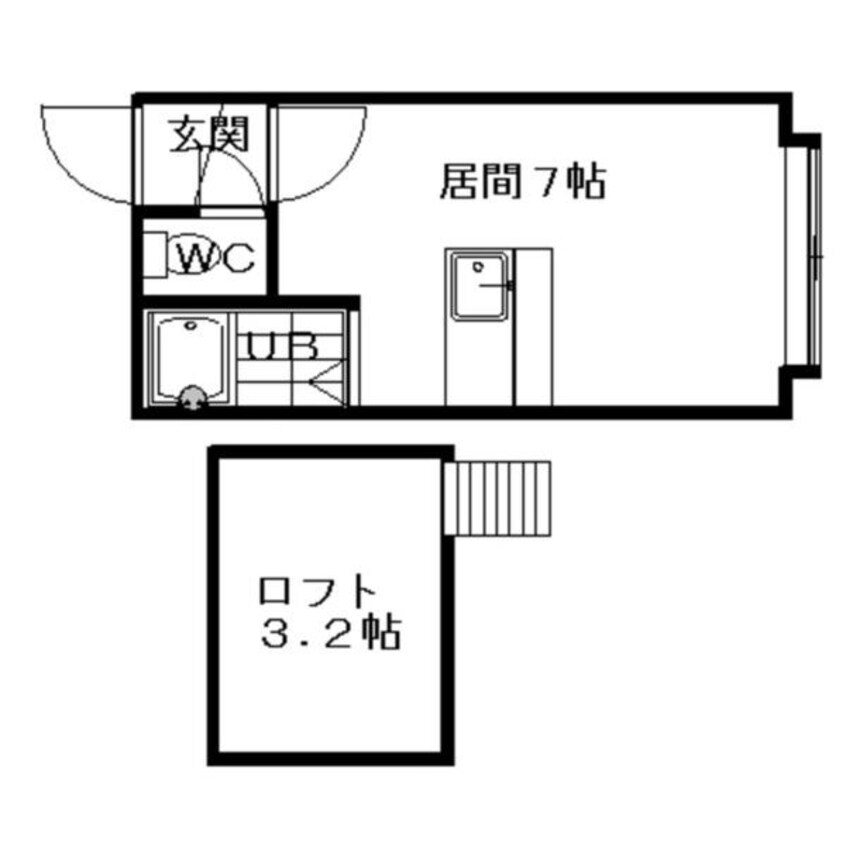 間取図 札幌市営地下鉄東豊線/元町駅 徒歩10分 2階 築33年