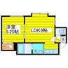 RITZ2・2 1LDKの間取り