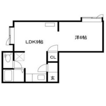 間取図 札幌市営地下鉄東豊線/東区役所前駅 徒歩6分 2階 築25年