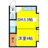 札幌市営地下鉄東豊線/環状通東駅 徒歩7分 2階 築29年 1DKの間取り