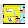 札幌市営地下鉄東豊線/新道東駅 徒歩5分 2階 築6年 1LDKの間取り