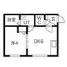 札幌市営地下鉄東豊線/東区役所前駅 徒歩6分 3階 築8年 1DKの間取り