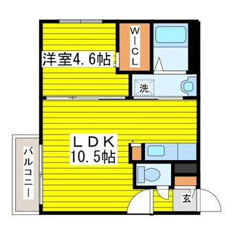 間取図 札幌市営地下鉄東豊線/元町駅 徒歩8分 3階 築6年