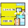 札幌市営地下鉄東豊線/東区役所前駅 徒歩13分 4階 築5年 1LDKの間取り