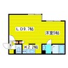 Comfort　City 1LDKの間取り